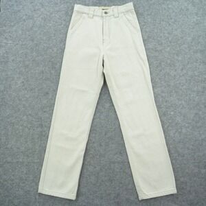 Deus Ex Machina Jeans Womens 6 White Master High Rise Relaxed Streetwear New